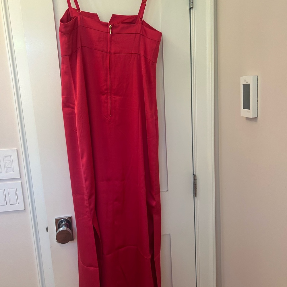 Lilly Pulitzer Jean Maxi Dress in Raspberry Rouge. Size 4. NWT - Picture 14 of 16